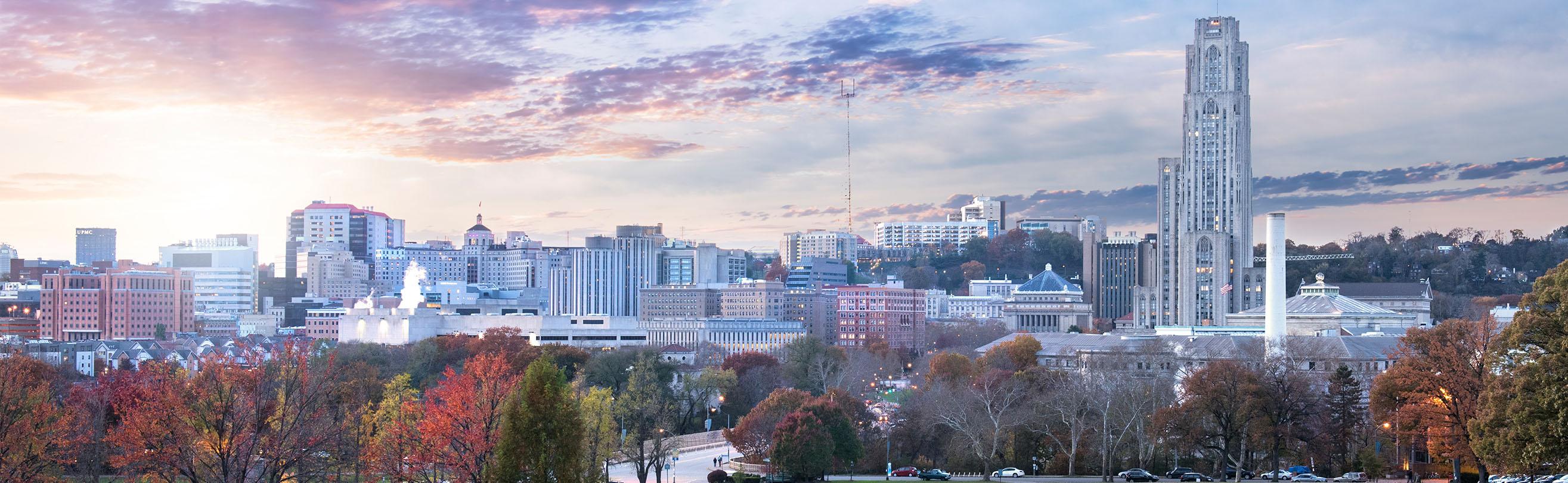 cityscape of University of Pittsburgh